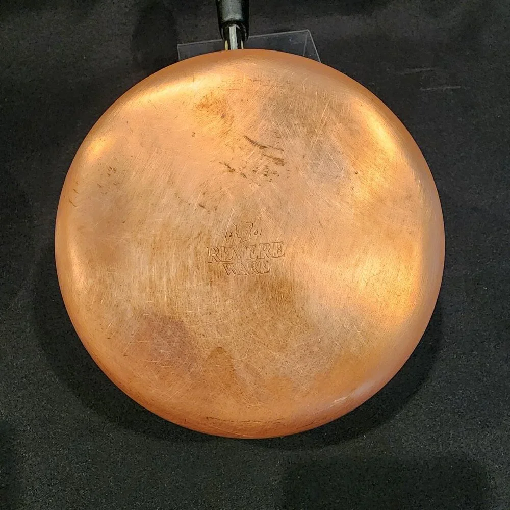 Vintage Revere Ware 1801 Cooper Bottom Sauce Pan, 1 Quart